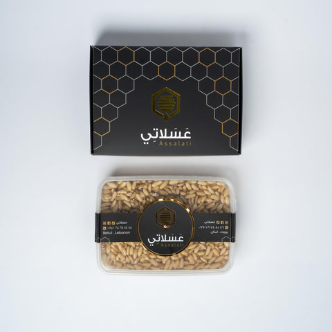 علبة عسل السدر الجبلي مع الصنوبر